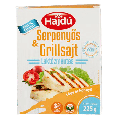 Hajdú grill sajt Serpenyős Laktózmentes  225g.