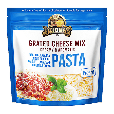 Dziugas Pasta mix reszelt sajt tésztához 200 g.