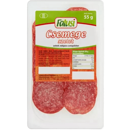 Falusi Szeletelt csemege szelet 55g.