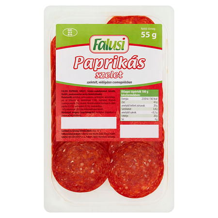 Falusi Szeletelt paprikás szelet 55g.