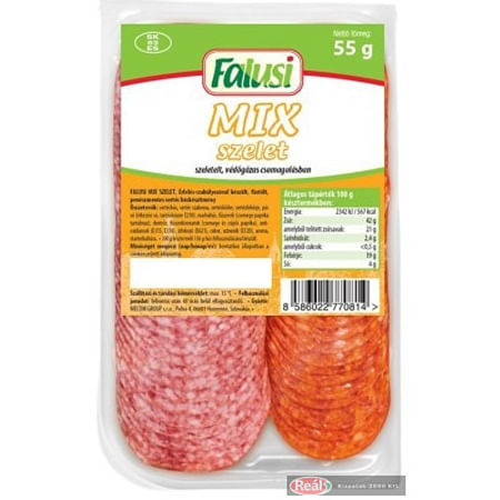 Falusi Szeletelt mix szelet 55g.