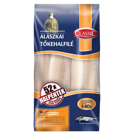 Classic Alaszkai tőkehalfilé 540g