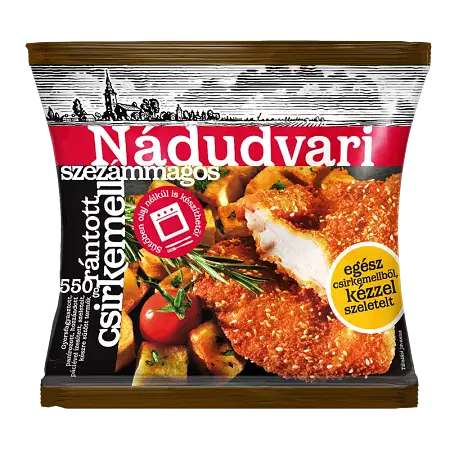 F. Nádudvari Rántott csirkemell szezámmagos 550g