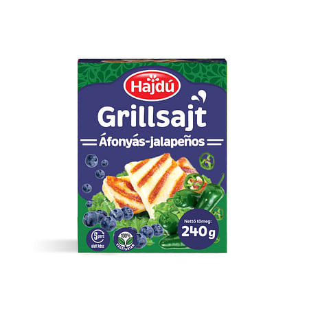 Hajdúsági grill sajt áfonyás-jalapenos 240 g