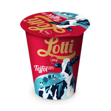 Lotti tejföl 150 g. 20%