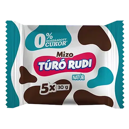 Mizo túrórudi 5*30 g. 0% hozz.cukor