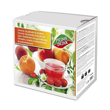 Hügli PD eper-őszibarackízű tea 20*50 g