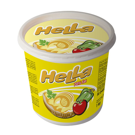 Hügli Hella profi növ.zsírt.margarin 70% 1 kg