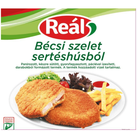 Reál bécsi szelet 800 g sertéshúsból