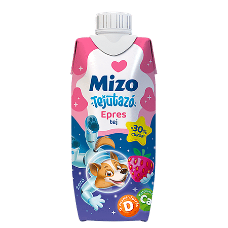 Mizo tejitalUHT eper ízű gyerek 315ML