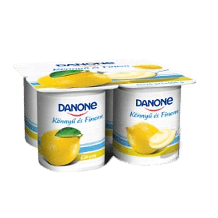 Danone K és F 4x125gr citrom