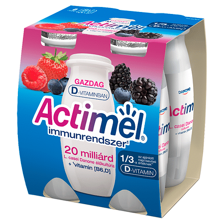 Danone actimel joghurtital erdei 4x100 g