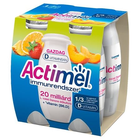 Danone actimel joghurtital multifruit 4x100 g