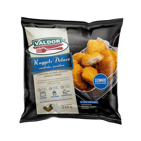 Valdor nuggets deluxe cornflakes panírban 540g