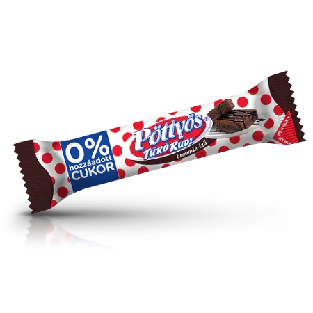 Pöttyös 35g Túrórudi Brownie 0% hozzáadott cukor nélkül