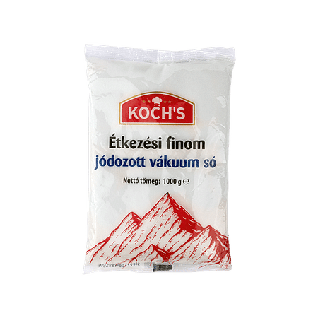 KOCH's Étkezési finom jódozott vákuum só 1000 g