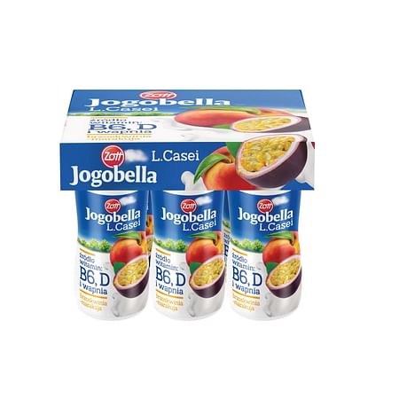 Jogobella Lcasei 6*100g narancs,szeder,fek.rib stand.