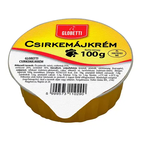 GLOBETTI Csirkemájkrém 100 g