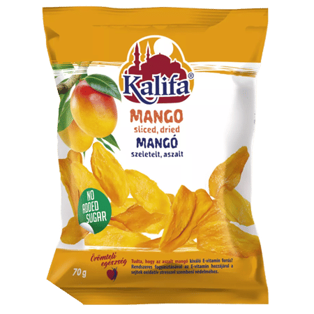 Kalifa mangó szeletelt, aszalt 70 g.