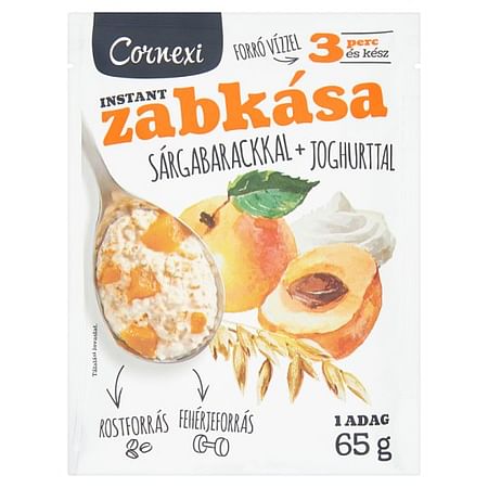 Cornexi zabkása sárgabarackos 55g.