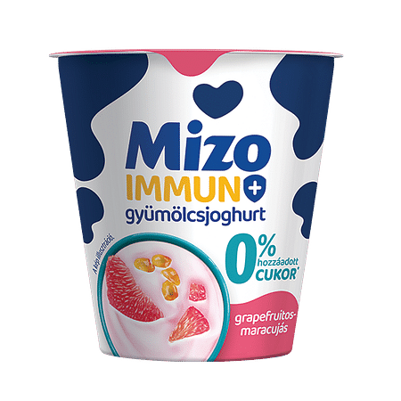 Mizo IMMUN+ grapefruit-maracuja 0% hozz.cukor joghurt 125g