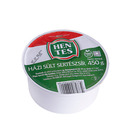 Hentes sült házi sertés zsír 450g.