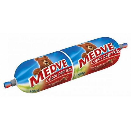 Medve tömlős sajt csípős 100g.