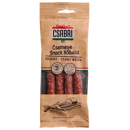 Csabai Snack kolbász csemege 100g vg.