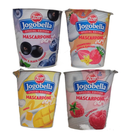 Jogobella 150g SE Mascarpone Art(áfonya-rib,mangó,málna,eper