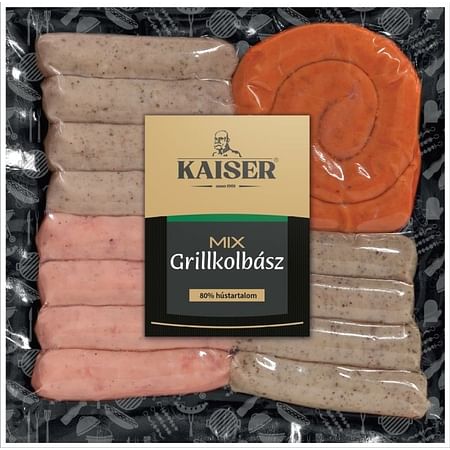 Kaiser Grillkolbász MIX 380g