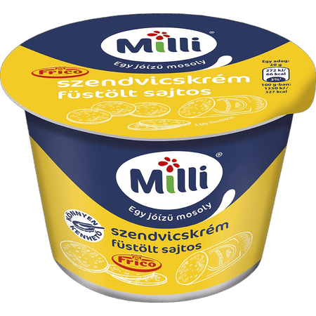 Milli szendvicskrém 200 g  füstölt sajtos