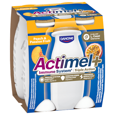 Danone actimel triple action barack-maracuja 4x100 g