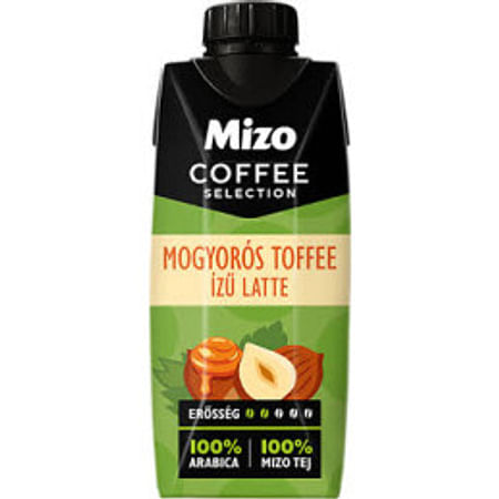 Mizo coffee s. mogyorós toffee ízű latte 250 ml (PRI)