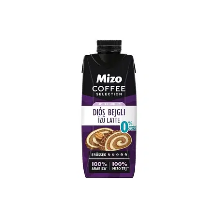 Mizo coffee s. diós bejgli ízű latte 250 ml (PRI)