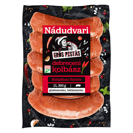 Nádudvari csemege debreceni erős pistás 300g.