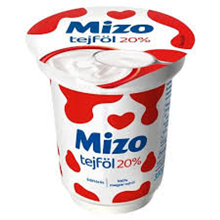 Mizo tejföl 330 g. 20% GMO mentes