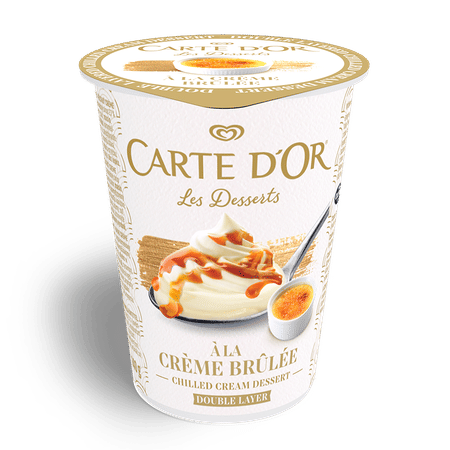 Carte d' Or creme brulée- karamellás tejszínes desszert 140g