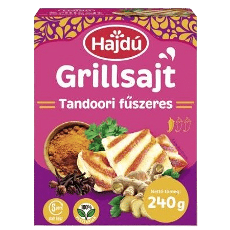 Hajdúsági grill sajt TANDOORI 240 g.
