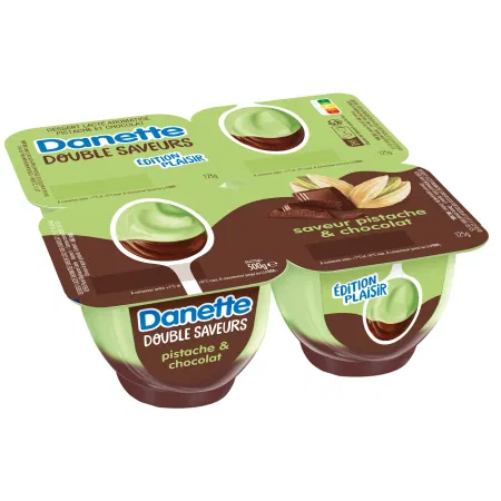 Danette 4x125g. Pisztácia-Csoki