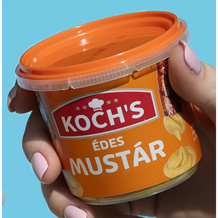 Koch's poharas mustár 210 g ÉDES