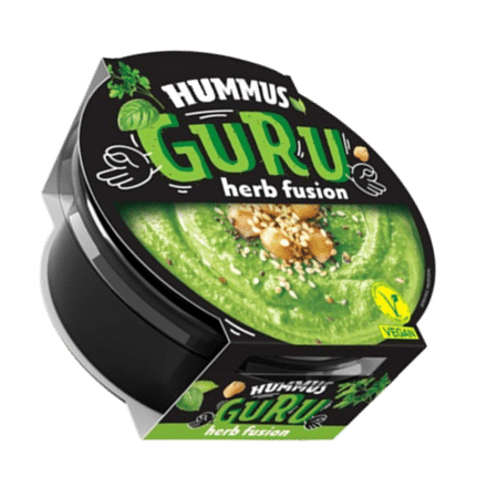 GURU Hummus zöldfűszeres csicseriborsó 180g kenhető
