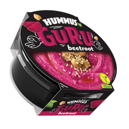 GURU Hummus céklás csicseriborsó 180g kenhető