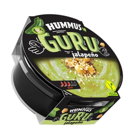 GURU Hummus jelapeno csicseriborsó 180g kenhető