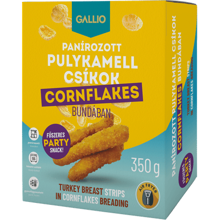 Gallio pulykamell csík cornflakes bundában 350 g