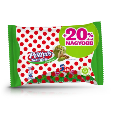 Pöttyös 5*42g Túrórudi Pisztáciás