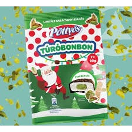Pöttyös Bon-Bon pisztáciás 7×20g