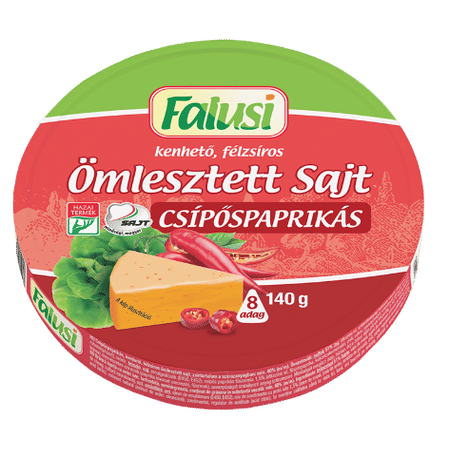 Falusi kördobozos sajt 140 g.csípőspaprikás