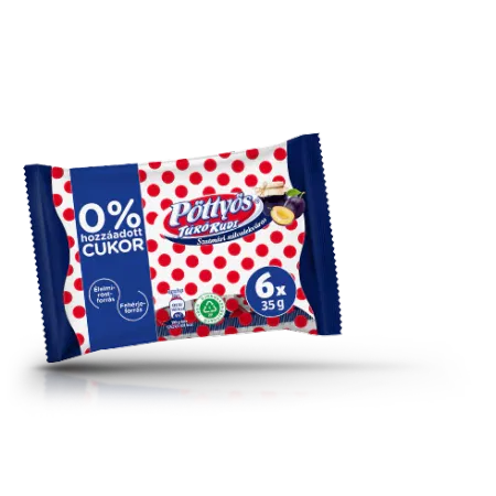 Pöttyös 6*35g Túrórudi szilvás 0% hozzáadott cukor nélkül
