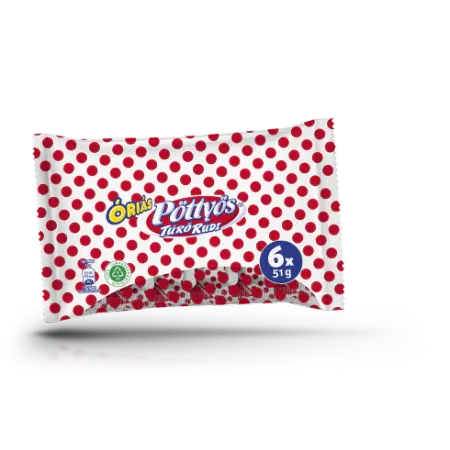 Pöttyös 6×51g Túrórudi ÓRIÁS ÉT