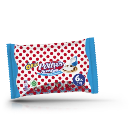 Pöttyös 6×51g Túrórudi ÓRIÁS TEJ